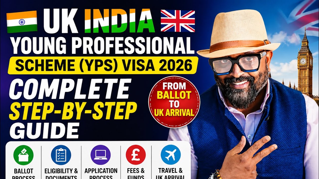 Indian Young Professional Scheme Visa 2026 | Complete Guide from Ballot to UK Landing