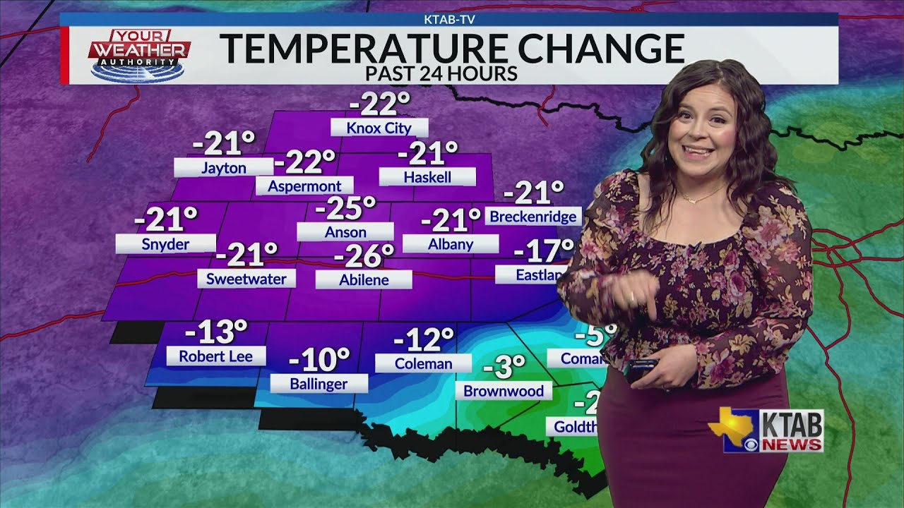 Noon KTAB weather update