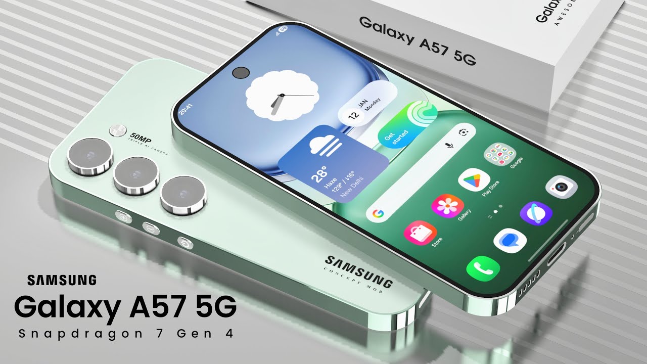 Samsung Galaxy A57 🤯 5G, 7000mAh Battery, Snapdragon 7 Gen 4,50MP Camera//Samsung A57