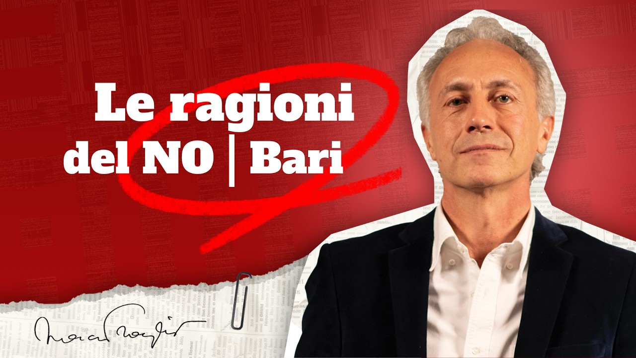 Referendum giustizia - Le ragioni del NO | Marco Travaglio spiega perchè votare NO a Bari
