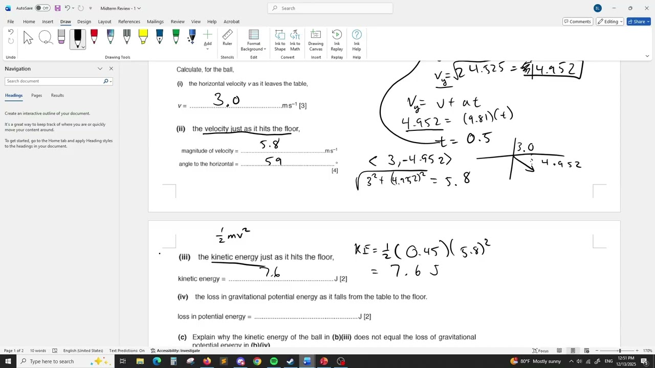 AICE Physics Review Units 1-8 Part 1