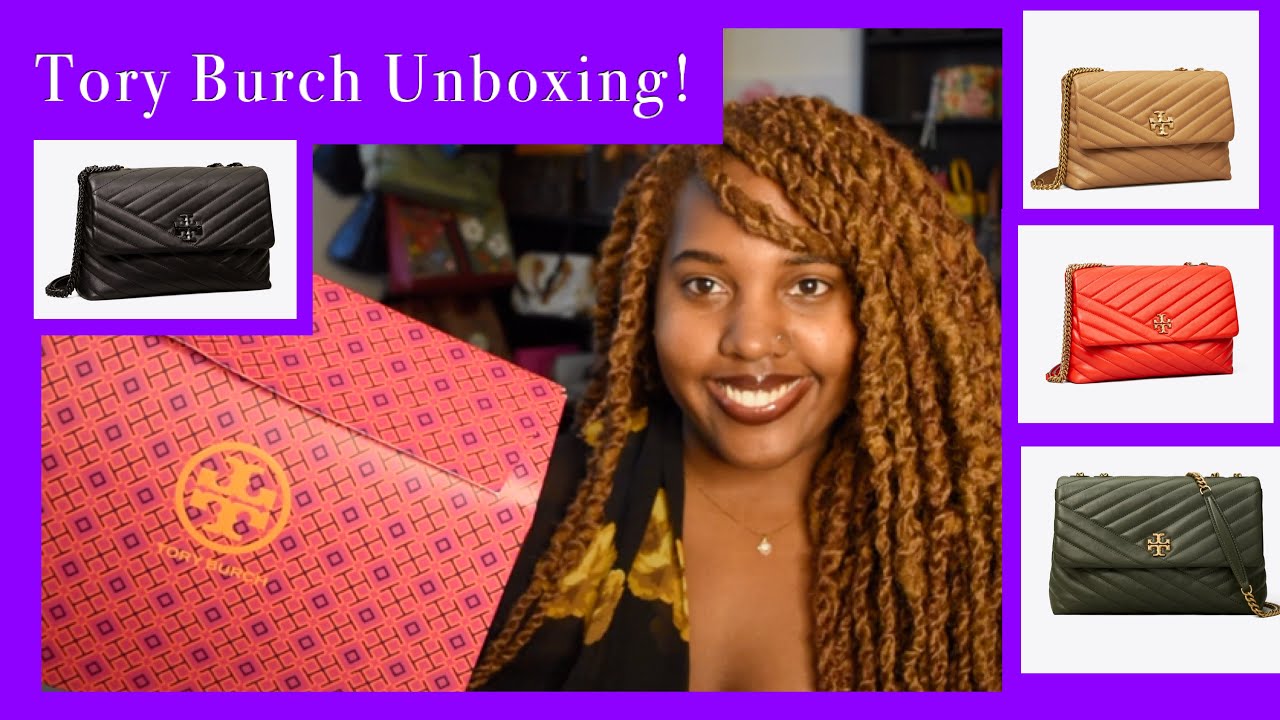 Tory Burch Kira Chevron Convertible Shoulder Bag Unboxing!---thecompletedlook