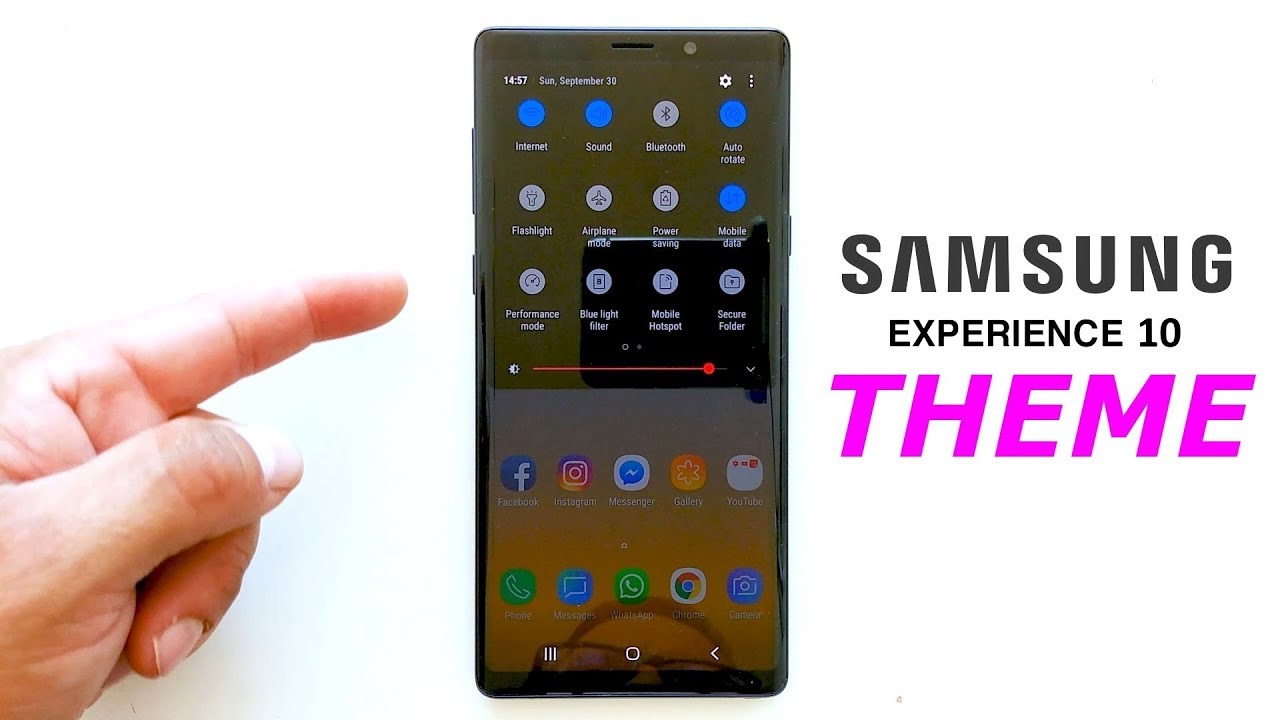 Theme brings Samsung Experience 10 design to the Galaxy S9/S8/Note9