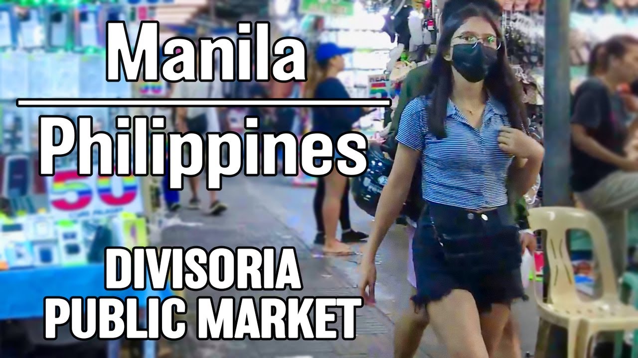 Busy and crowded Divisoria-Public Market in Manila Philippines in March 2023 | A Shopper's Paradise!