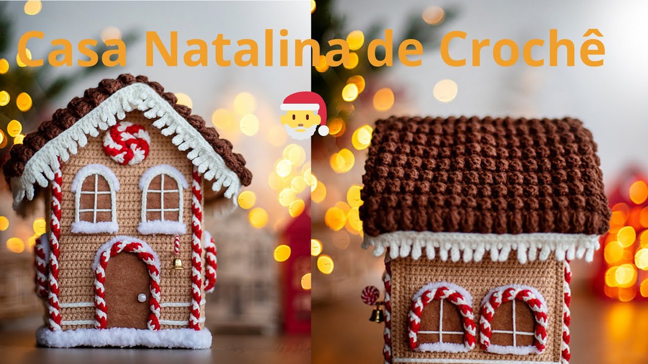 CASA DO PAPAI NOEL DE #crochet  #navidad     CROCHET PARTE 1