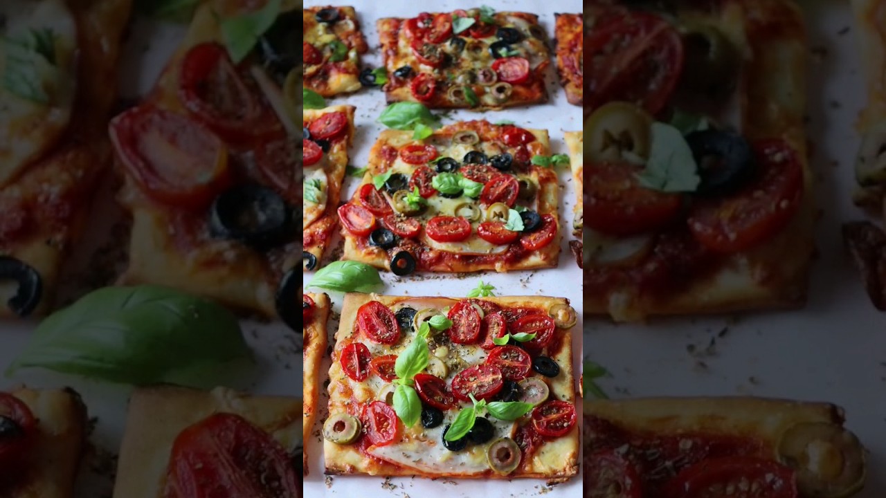 Mini pizze #pizza #przekąska