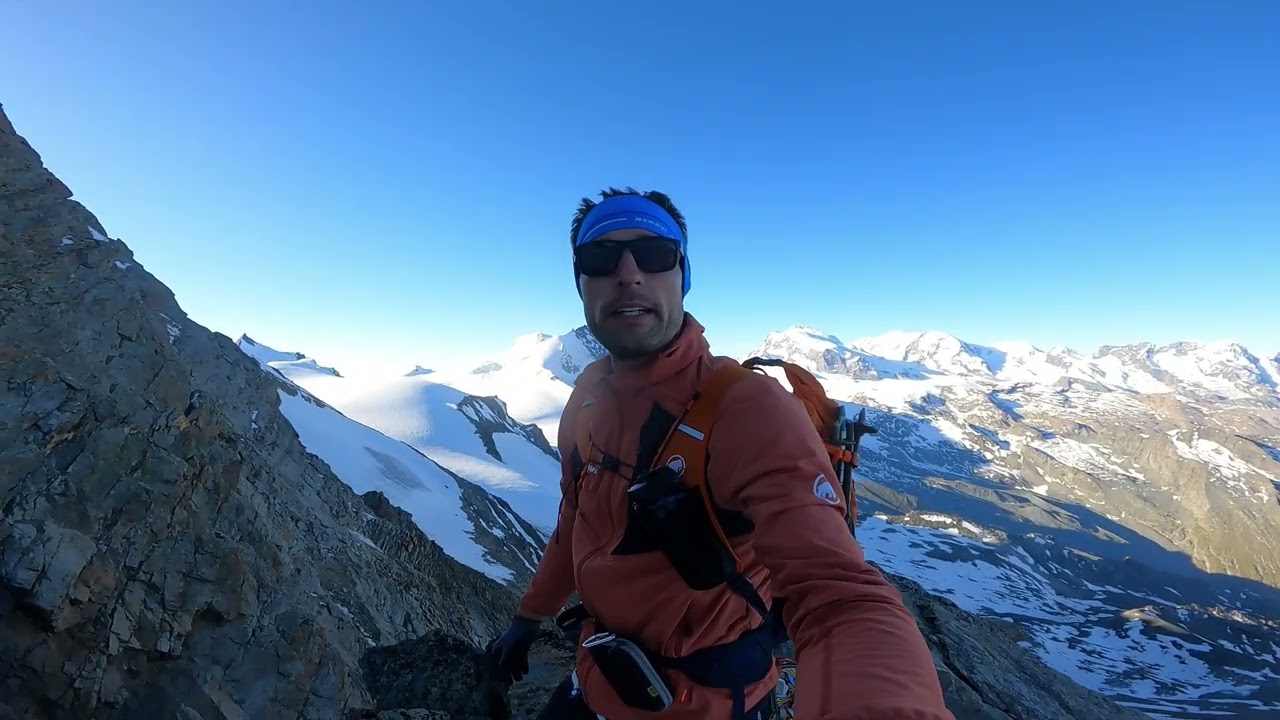 Alphubel 4.206m Rotgrat - für alle ambitionierten Bergsteiger als Alternative zum Normalweg