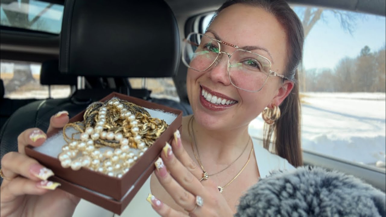 asmr/ vintage necklaces HAUL✨ from Etsy🤍