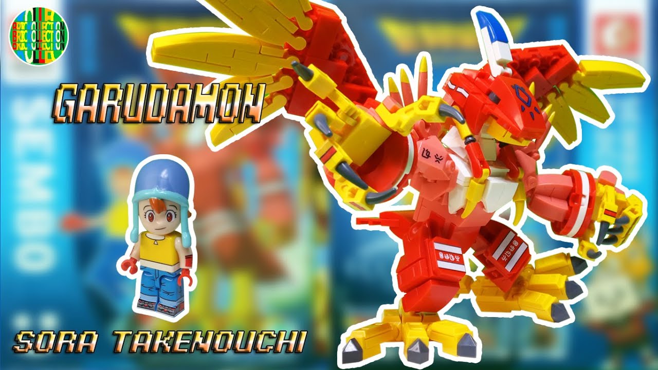 Digimon 609317 Garudamon & Minifigure Sora Takenouchi