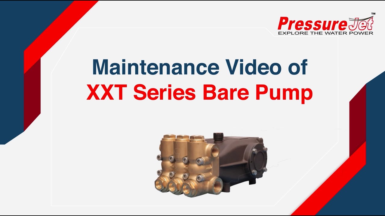Maintenance Video of Hawk Pump (Model: NHD, NLT, NMT, NPM, XLT Series) | PressureJet