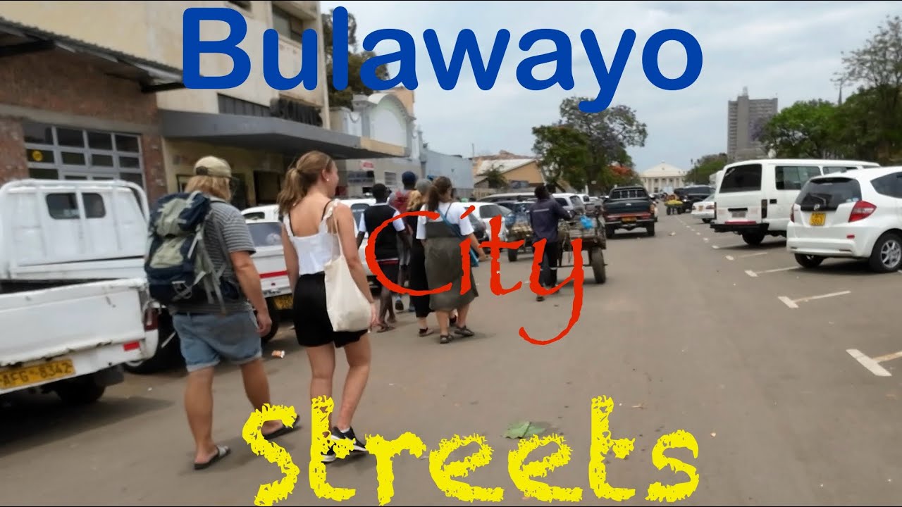 Walking to CBD from Northend closest suburb of Bulawayo Zimbabwe