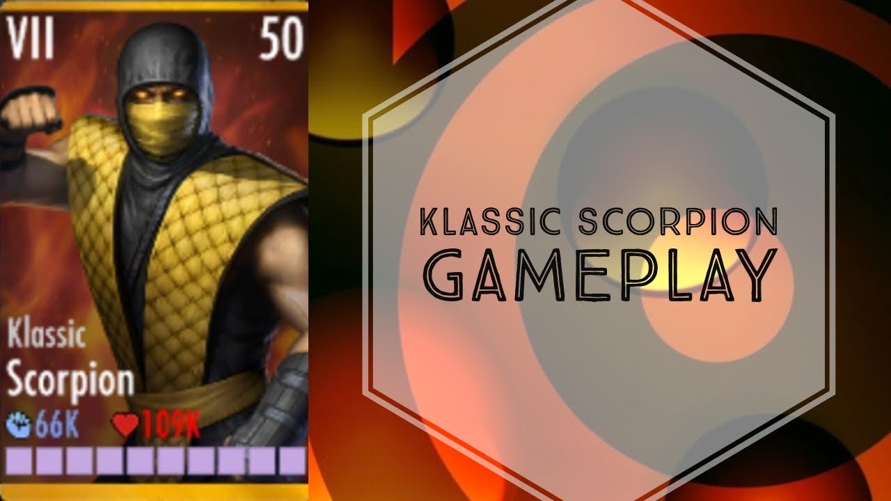 Injustice Gods Among Us Klassic Scorpion Gameplay Elite VII