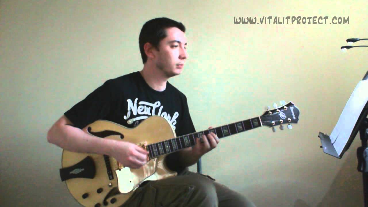 Vitali T - Soloing over jazz changes (based on Autumn Leaves harmony)