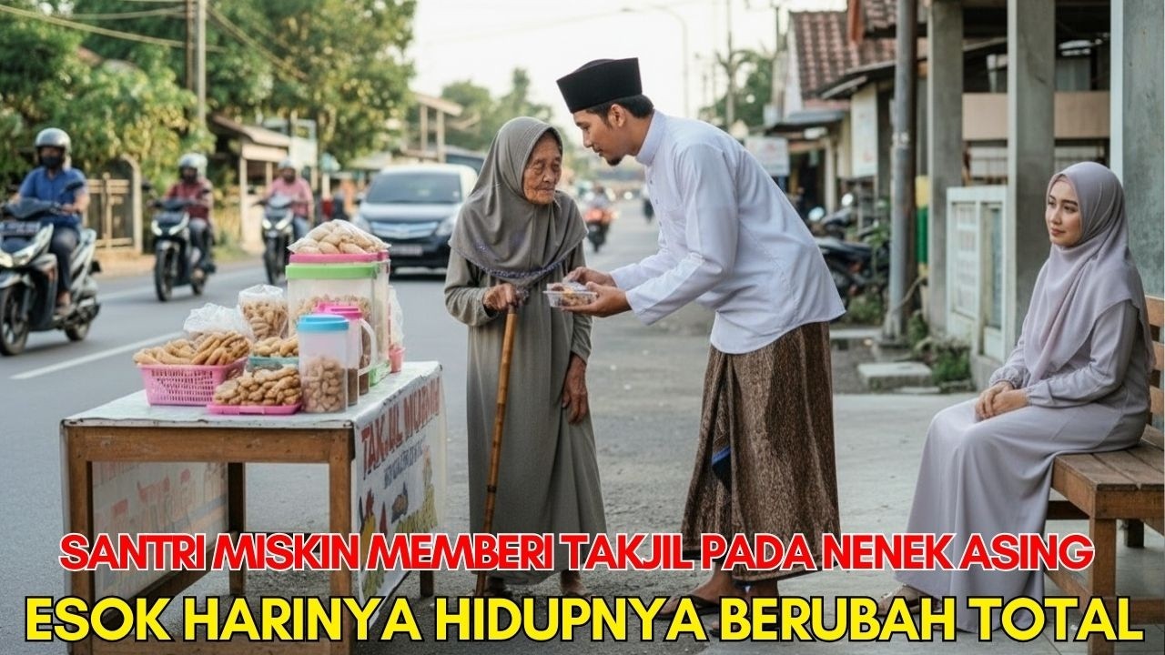 SANTRI MISKIN INI MEMBERIKAN TAKJIL PADA NENEK TUA ASING❗ TAK DISANGKA HIDUP SANTRI BERUBAH TOTAL