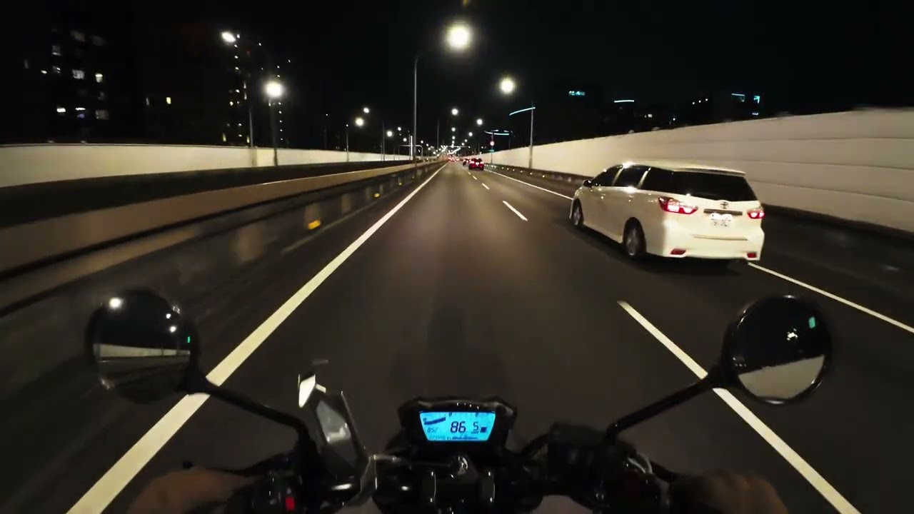 Suzuki SV650 | Friday Night Ride on Elevated Roads | Pure Sound
