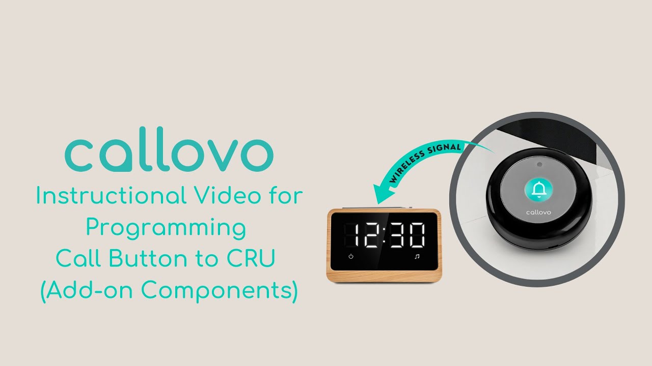 How to Pair Additional Call Buttons to Callovo CRU