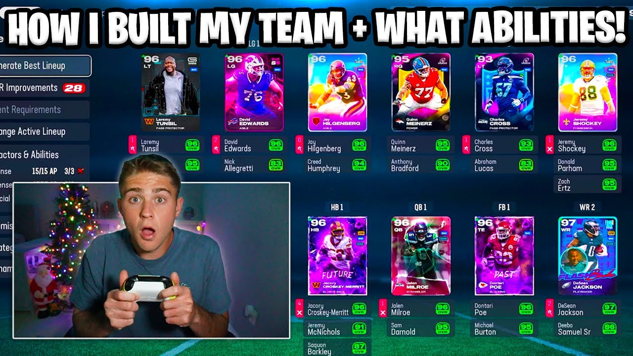 How I Built My Madden 26 Ultimate Team + Abilities I’m Using! (Commanders + Seahawks Theme Team!)