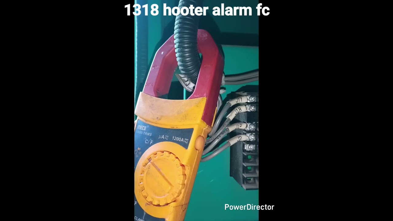 1318 hooter alarm in Cummins dg full troubleshooting step 