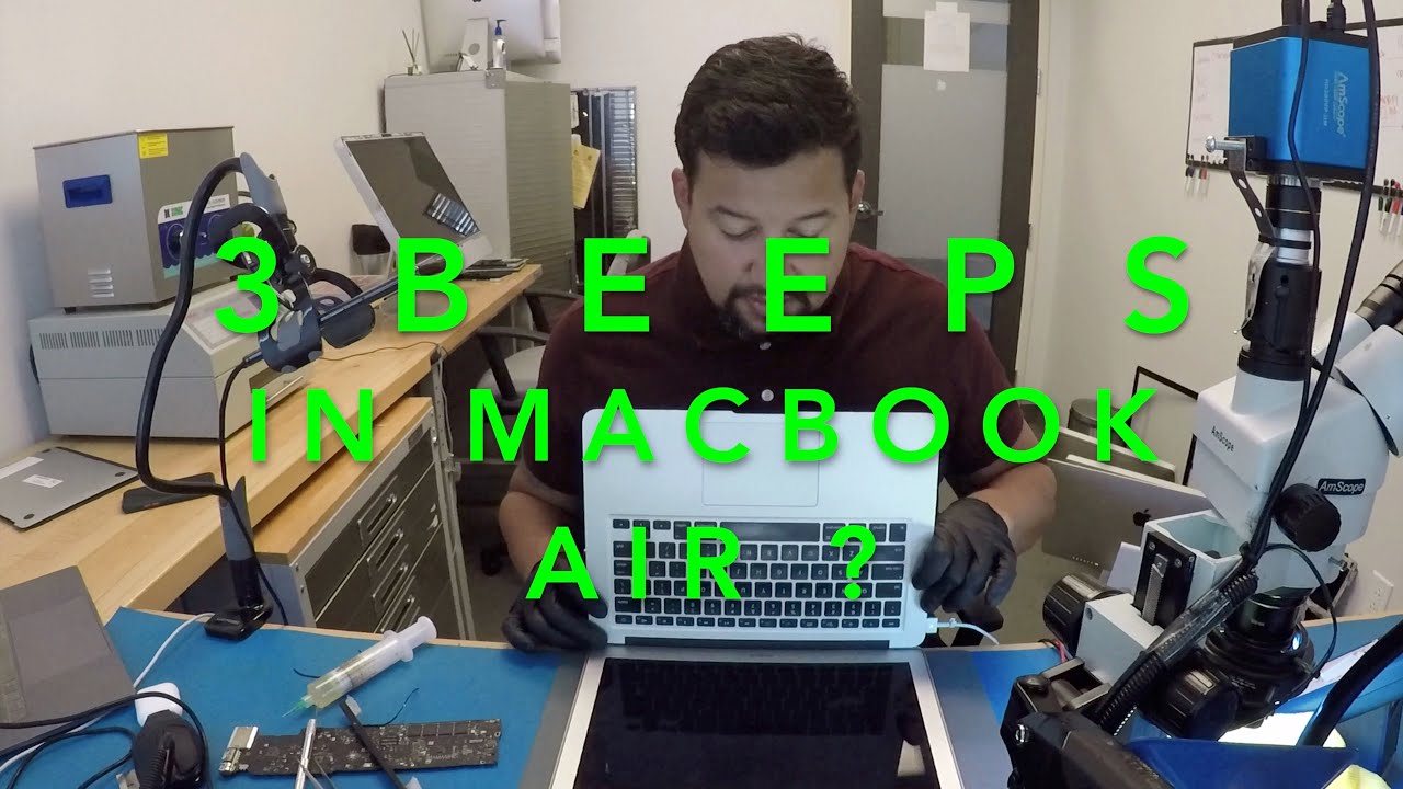 A1466 MacBook Air 13 inch 820-3437 with 3 beeps  RAM issue?