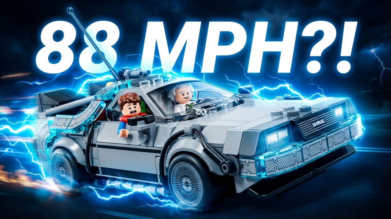 Unleash the Epic LEGO DeLorean: Time Travel Just Got Insanely Cool! 🚗⚡