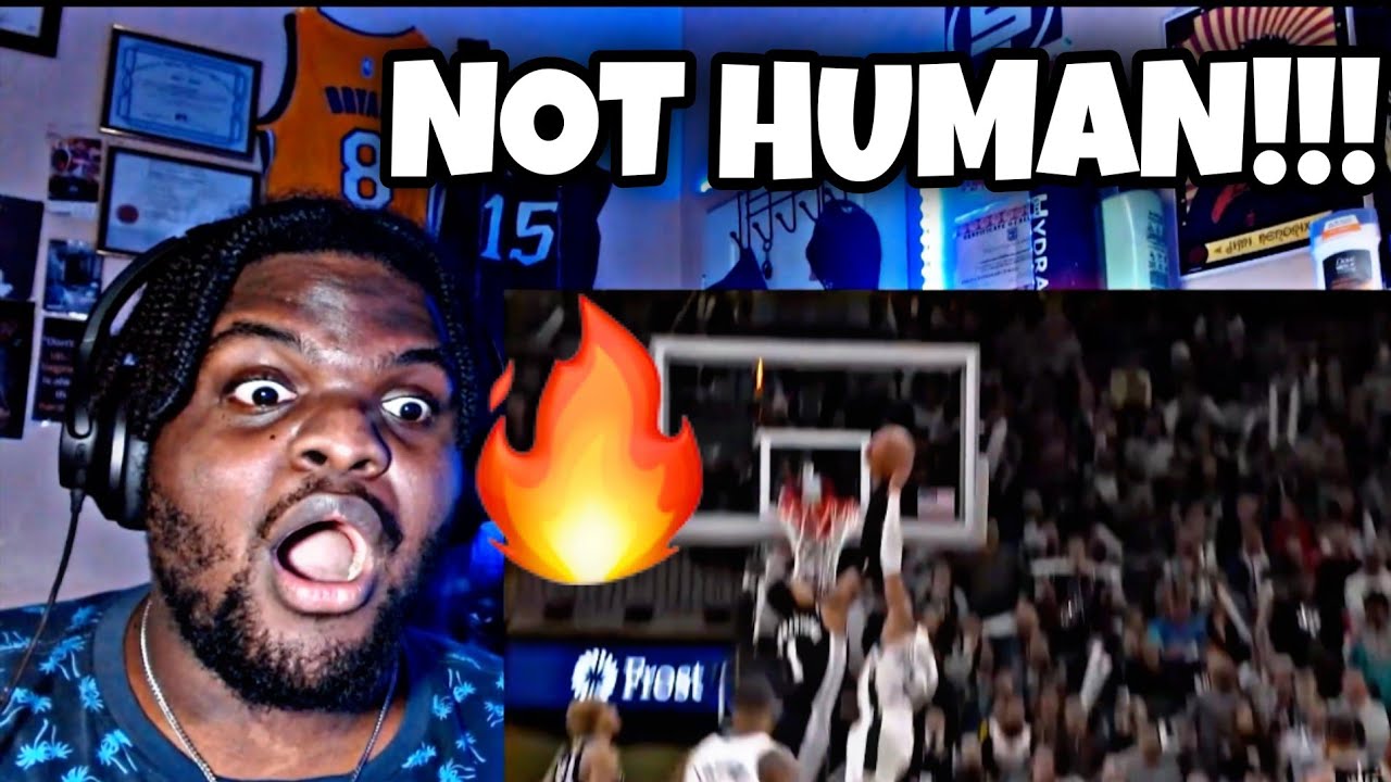 OMG VICTOR WEMBANYAMA IS NOT HUMAN!! (REACTION)