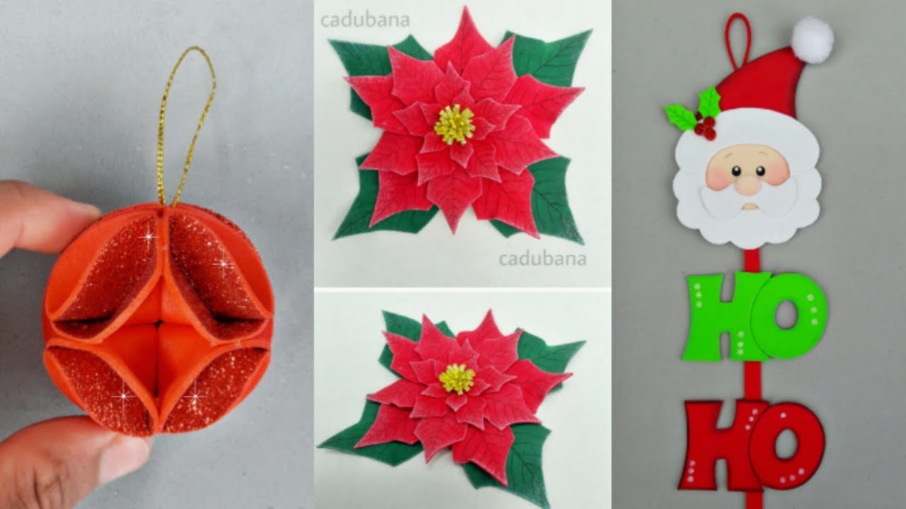5 Hermosas Manualidades Navideñas fáciles de hacer