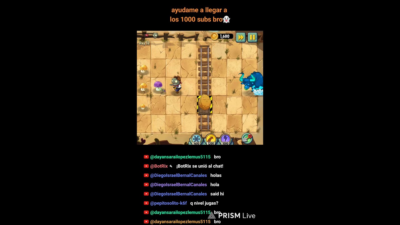 Transmisión en directo de El jardín de Pvz. David