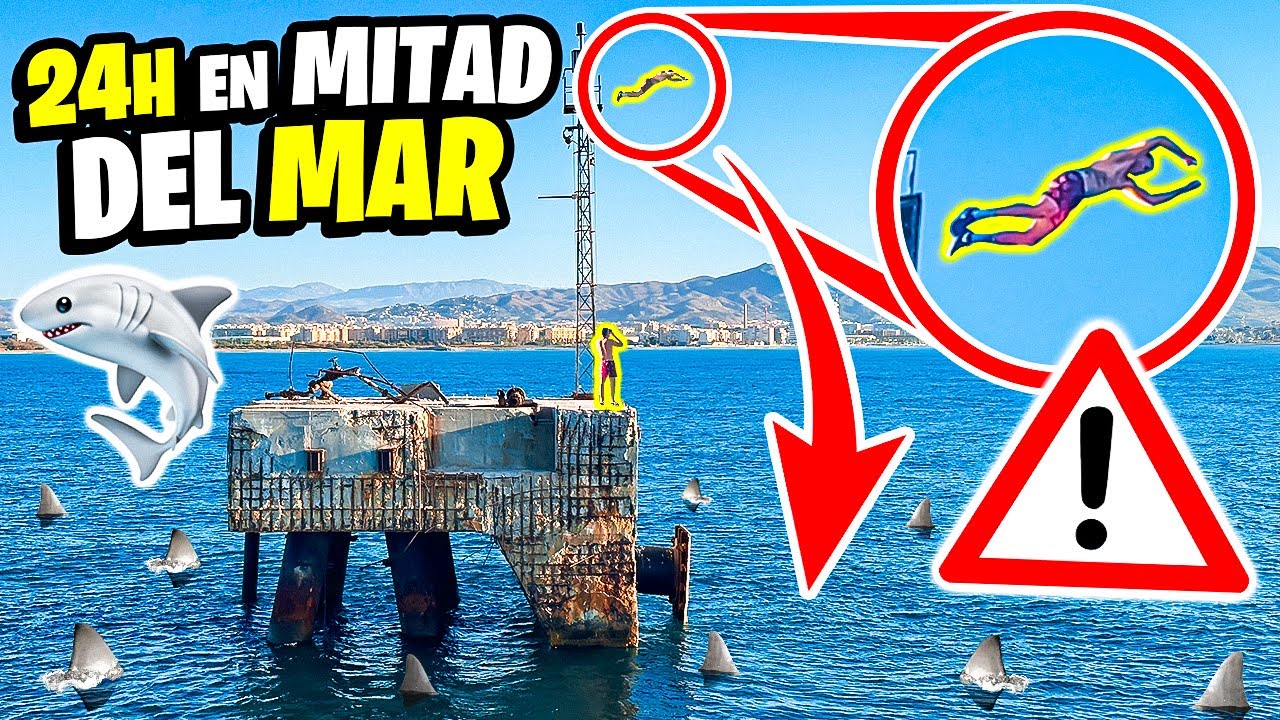 24 HORAS en MITAD del MAR⚠️ *SALTO de UNA ANTENA GIGANTE* (PARTE 2)