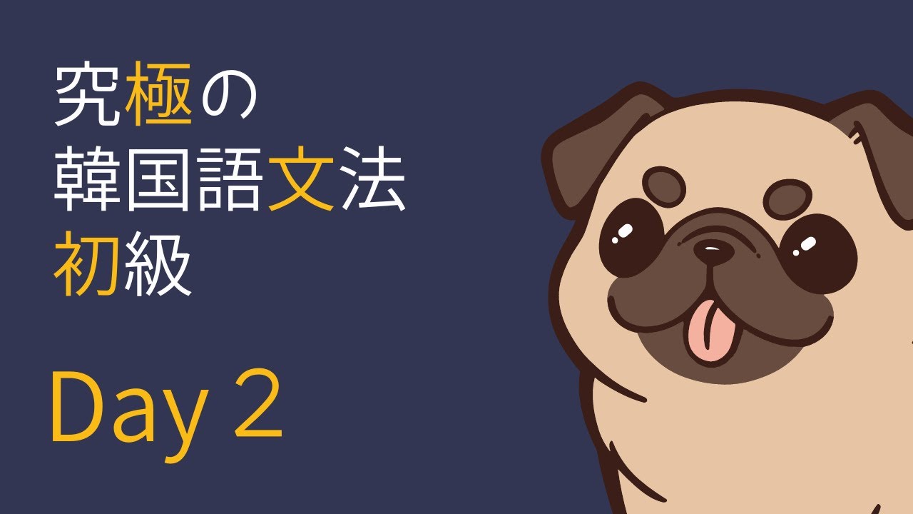 【初級】韓国語文法 Lesson 6~10⭐︎復習テスト＆作文添削付き⭐︎ Day2