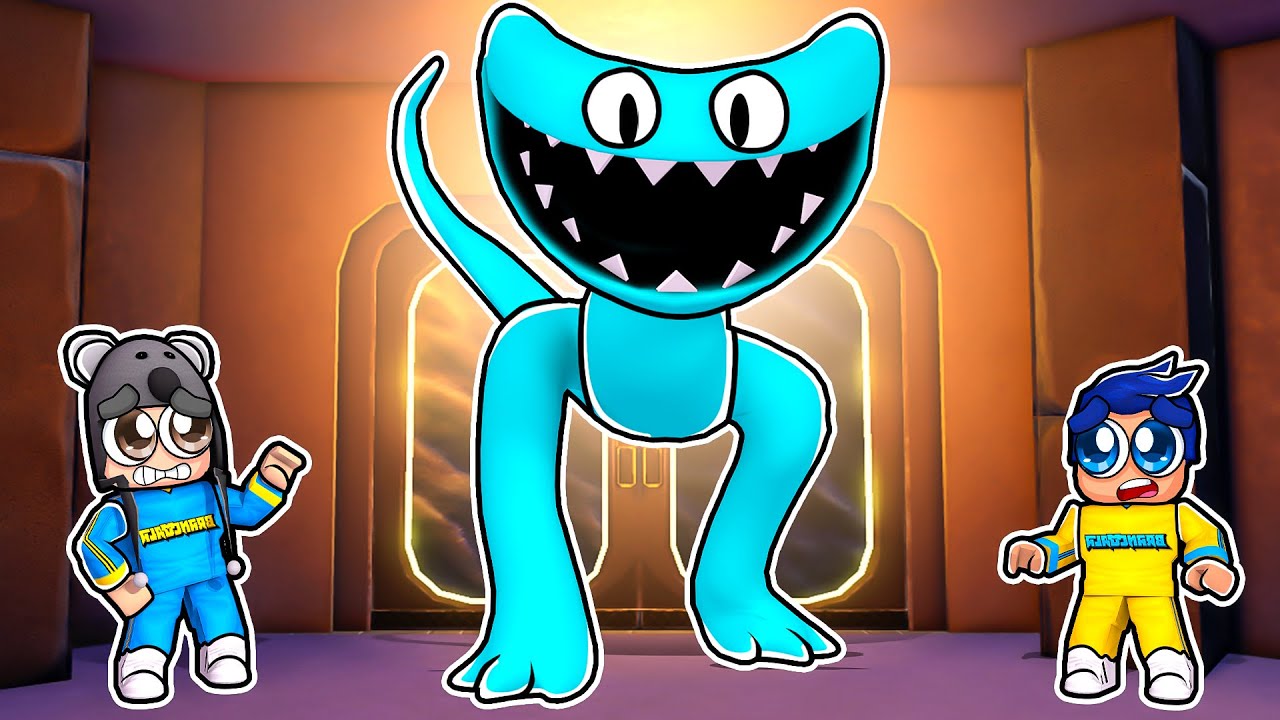 CUIDADO COM O MONSTRO AZUL CYAN NO RAINBOW FRIENDS 2 DO ROBLOX (parte 2) - Brancoala Games