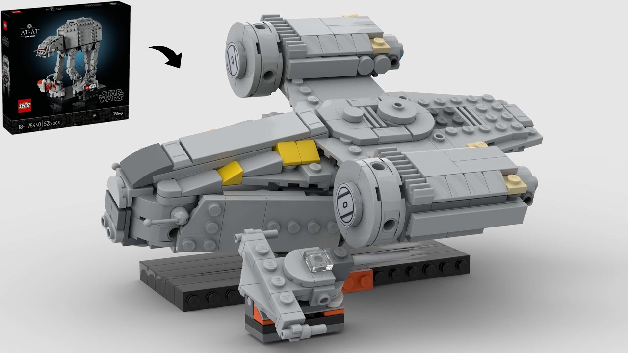 LEGO Star Wars The Razor Crest Midi Scale – Alternate Build of 75440 AT-AT