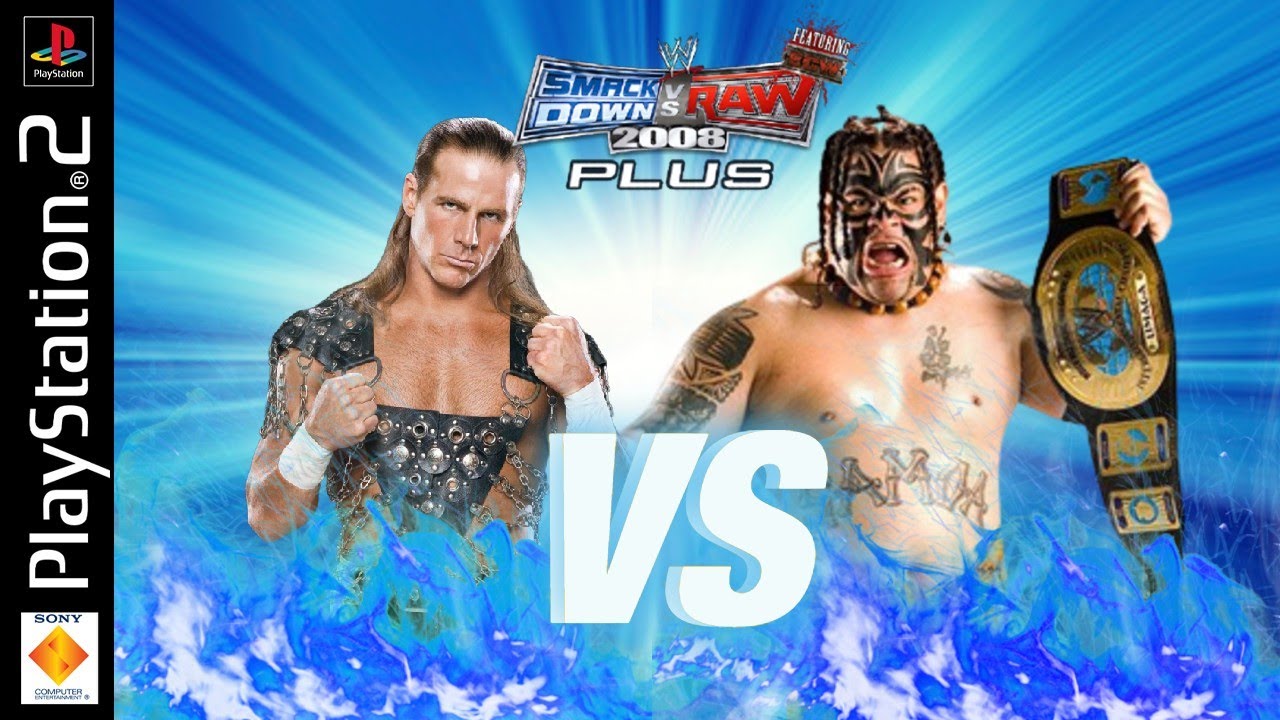 Sean O Connor's WWE Smackdown vs Raw 2008 Plus Mod Matches HBK vs Umaga