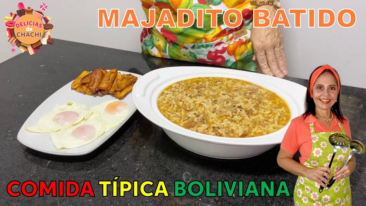 Receta boliviana que cautiva: Majadito batido 🍳