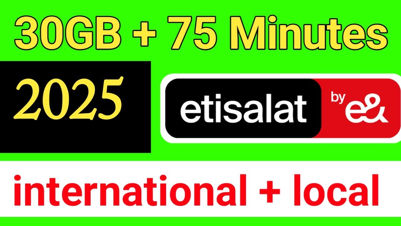 Etisalat 30gb 75 local minutes uae monthly
