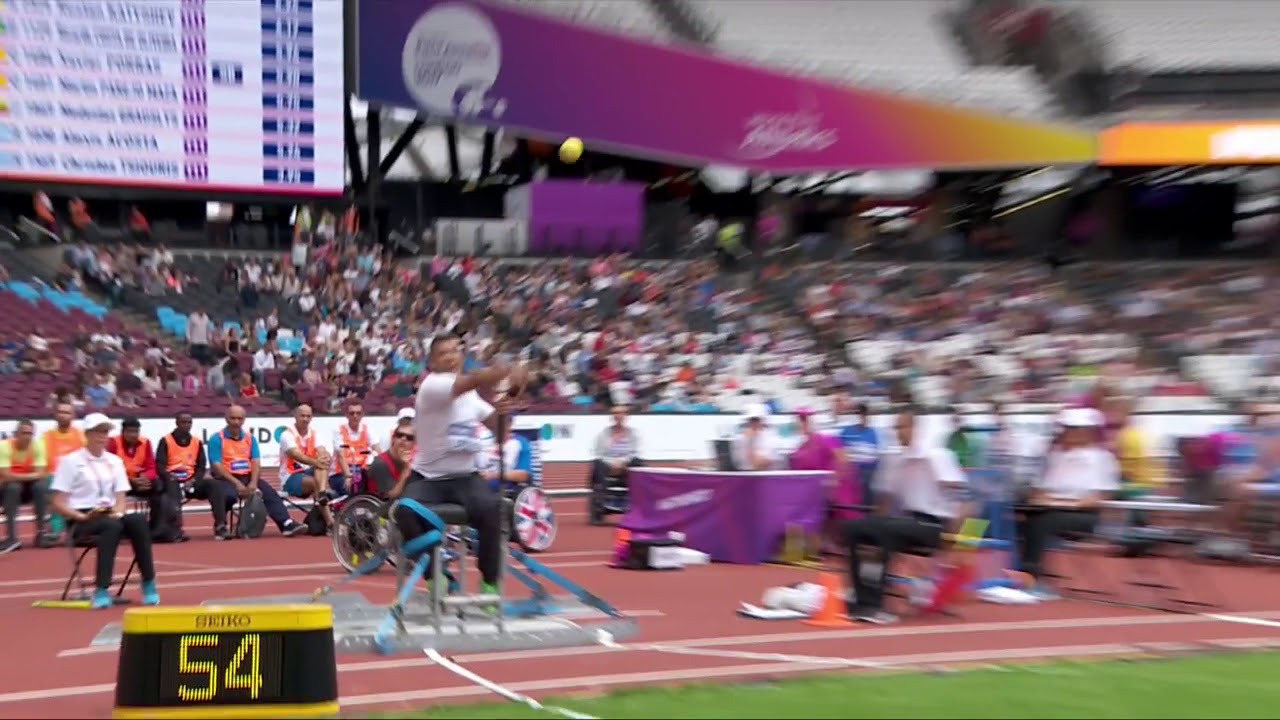 Kamel Kardjena | Gold Men’s Shot Put F33 | Final | London 2017 World Para Athletics Championships