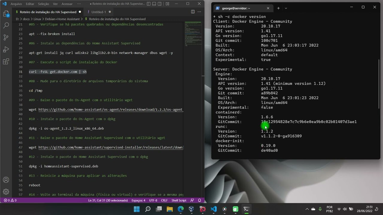Instalando o Home Assistant no Debian Server - vers&atilde;o atualizada