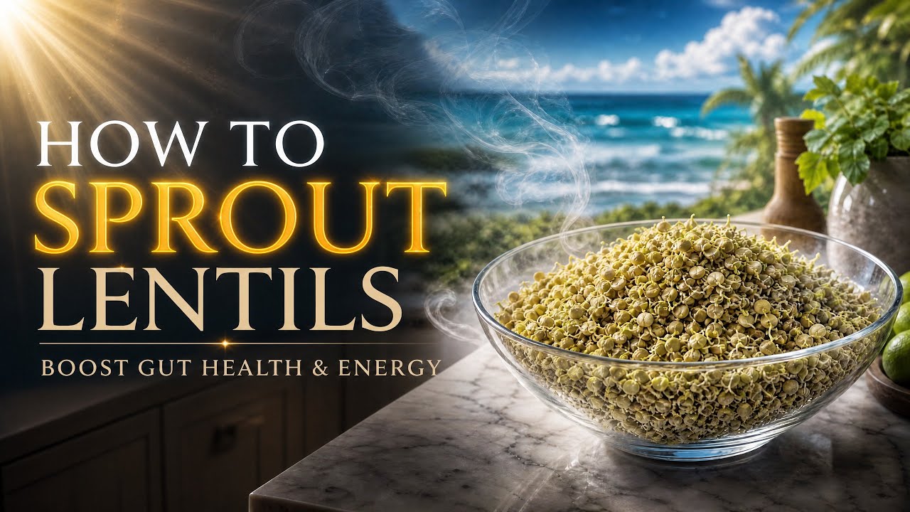 How to Sprout Lentils at Home | Easy Step-by-Step for Gut Health & Plant-Based Energy