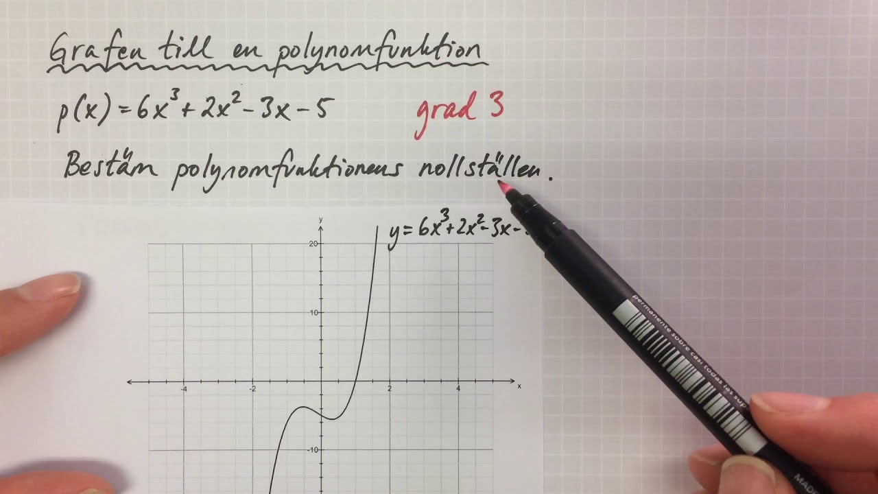 8 Grafen till en polynomfunktion