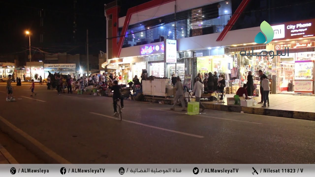 أصحاب المحلات بسوق الرفاعي بأيمن الموصل يشتكون من ركود الحركة التجارية