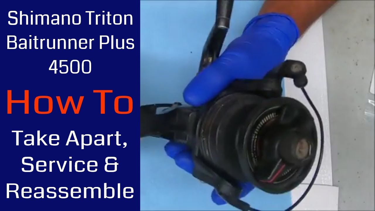 Shimano Triton Baitrunner Plus 4500 — нет стопора обратного хода. Диагностика + разборка и обслуж...