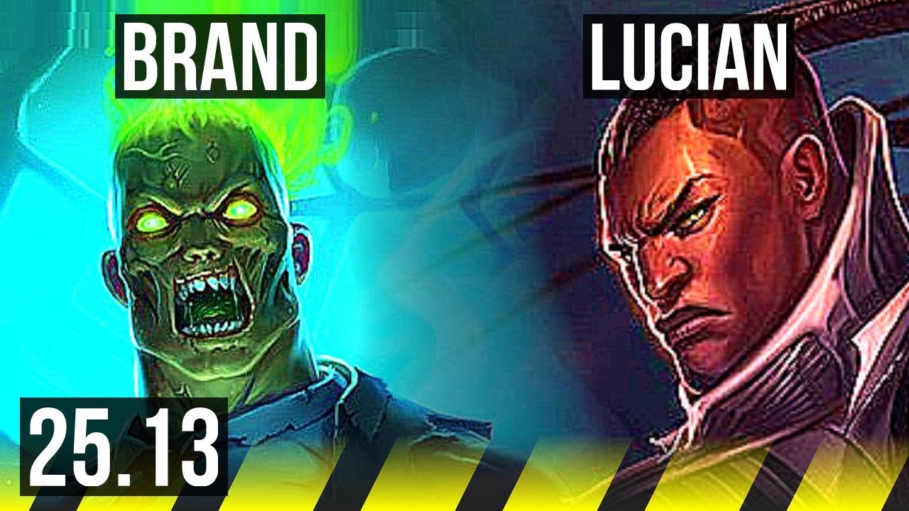 BRAND & Pyke vs LUCIAN & Pantheon (ADC) | 7/4/18 | EUW Master | 25.13