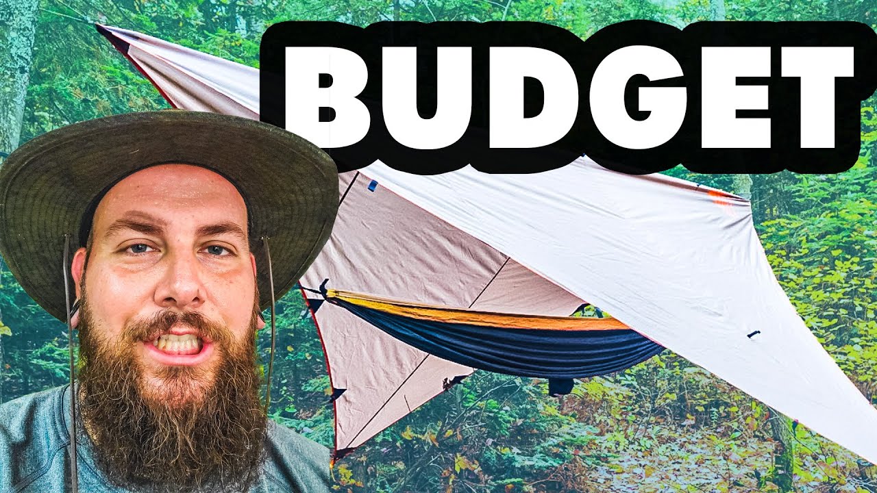 How I sleep cheap in the woods - beginner hammock camping set-up