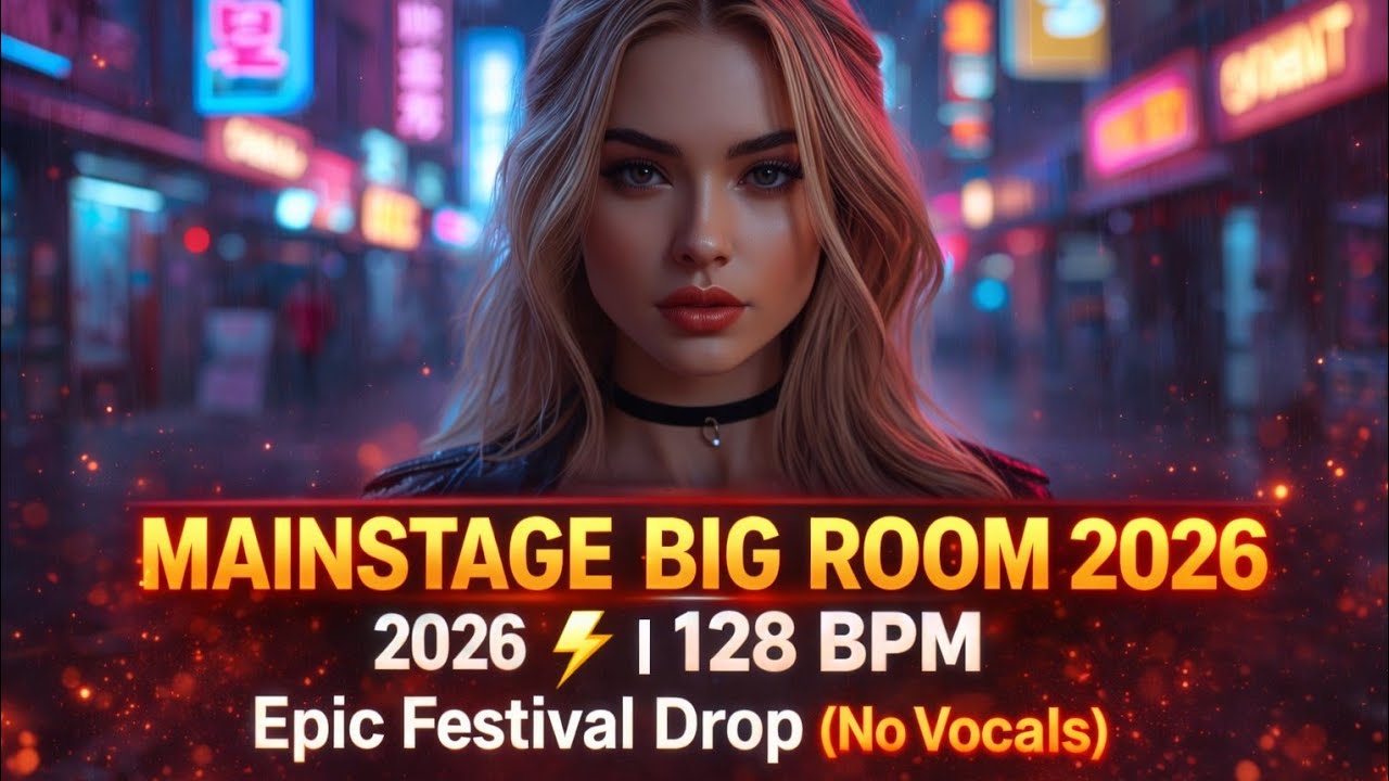 MAINSTAGE BIG ROOM 2026 ⚡ 128 BPM | Epic Festival Drop (No Vocals)