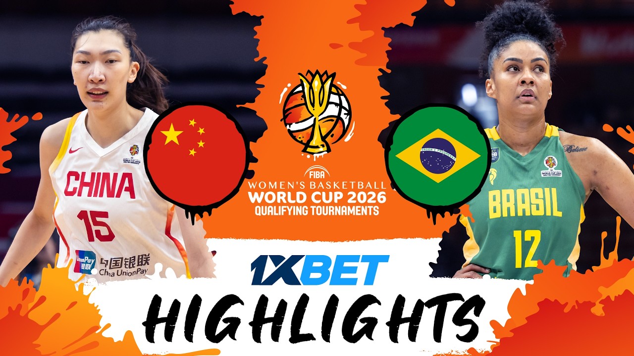 China 🇨🇳 v Brazil 🇧🇷 | Highlights | #FIBAWWC 2026 Qualifying Tournament