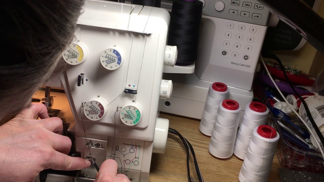 Comment enfiler la Janome MyLock 134D