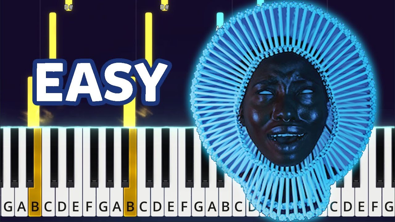 Redbone - Childish Gambino Easy Piano Tutorial