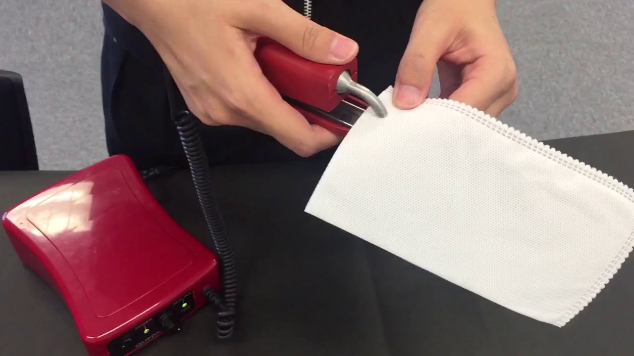 Ultrasonic Dot-line sealer / For non-woven fabric, plastic bags, sheets and so on