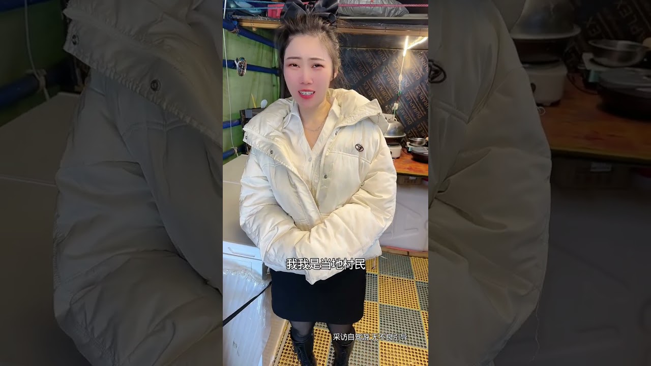 性感美女开大货车自驾旅行，说自己是单身，渴望结婚￼