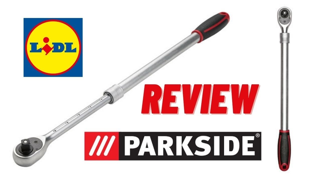 Parkside Telescopic Extendable Ratchet Handle REVIEW (Lidl 1/2 “, 12.5 mm 460mm 600mm)
