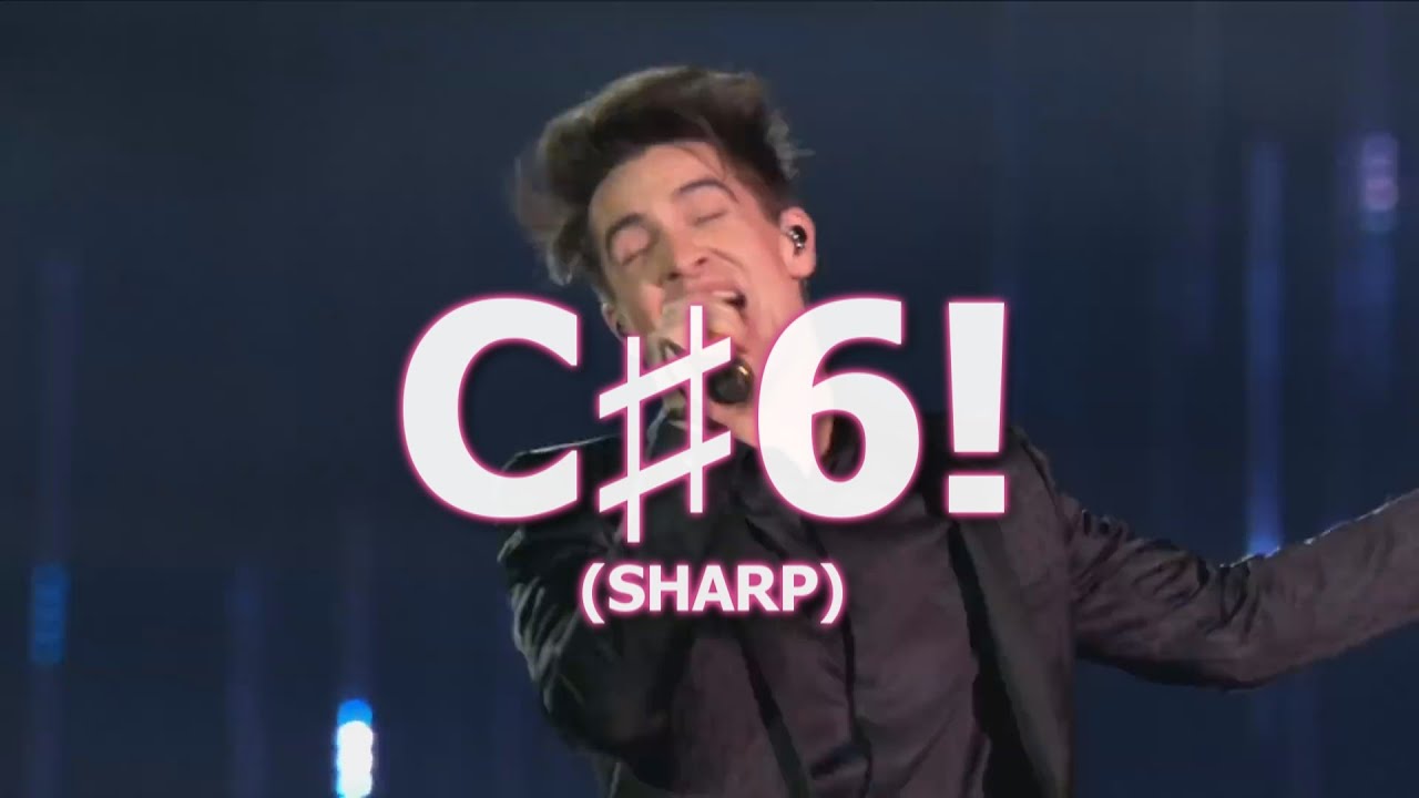 Brendon Urie HIGH Notes in 'High Hopes'(B♭5 - C♯6)